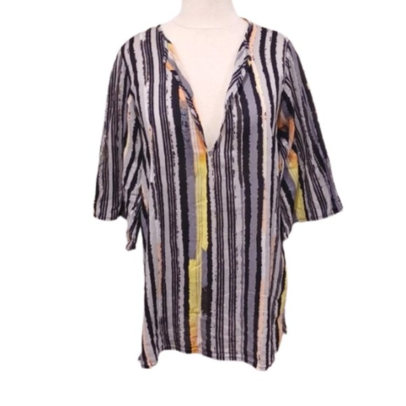 MARC by Marc Jacobs Stingray Grey Fine Cotton Relaxed Fit Top- Sz. XS - Picture 2 of 16